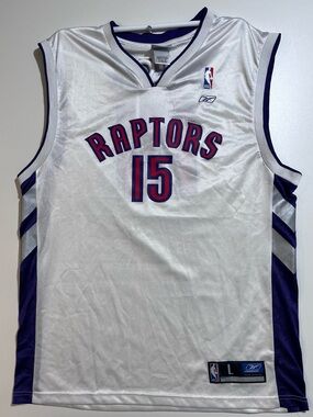 Reebok Toronto Raptors Vince Carter #15 men’s Jersey Sz large